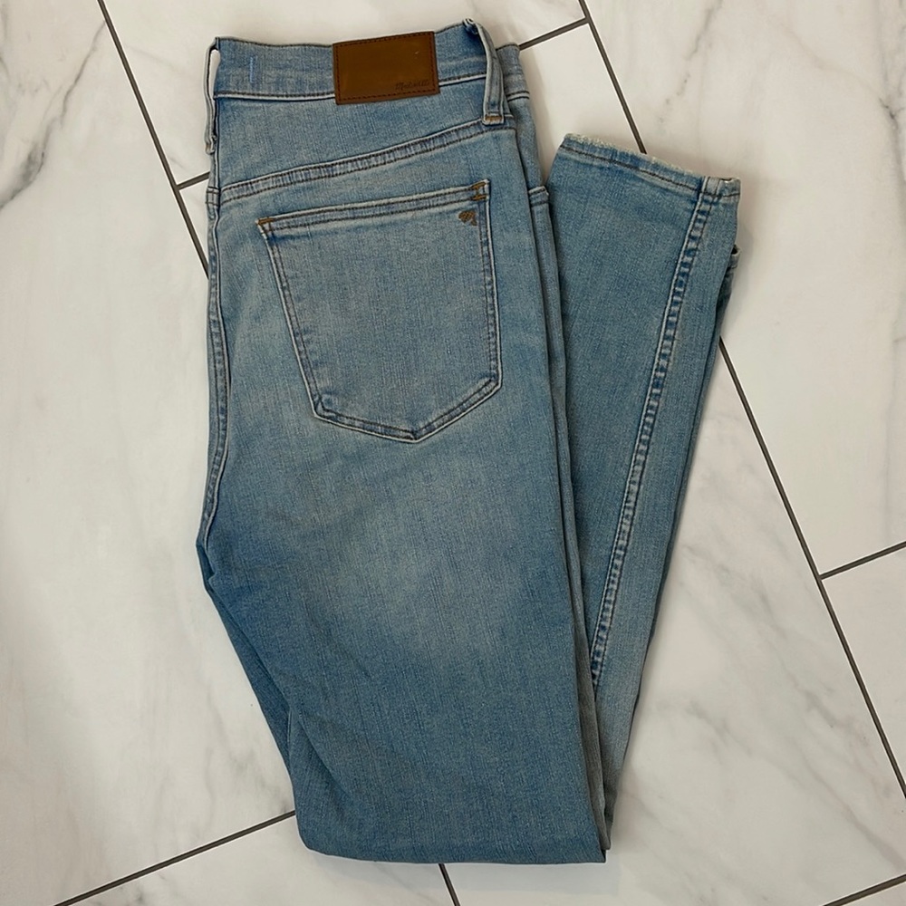 10” Madewell High-Waisted Skinny Jeans